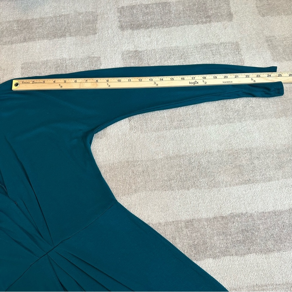 Reformation Carter Dress Teal (Size S) - Picture 10 of 10